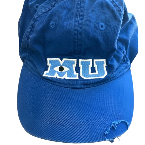 Disney Parks Monsters University “MU” Blue Hat Adult O/S - Picture 4 of 5